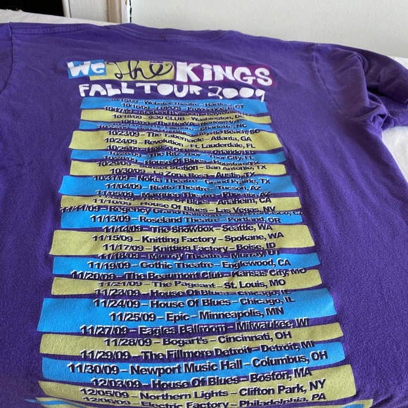 We Are the Kings 2009 Fall Tour Tee Shirt Small - Picture 9 of 10